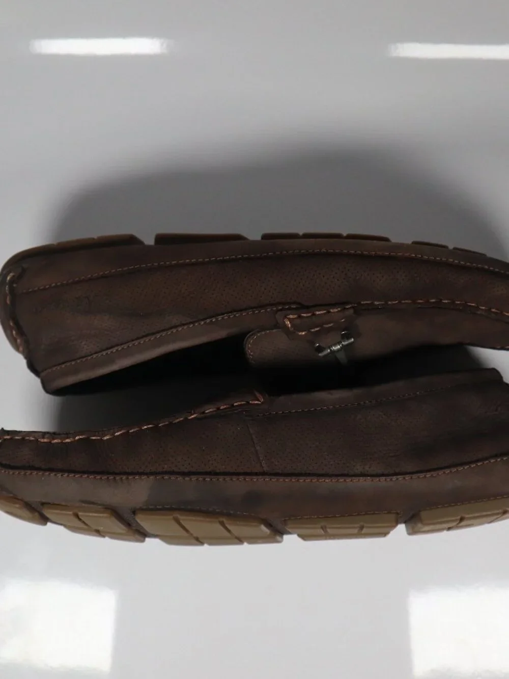 Cole Haan Wyatt Bit Driving Loafers Dark Chocolate Nubuck C37222 - Men’s 8.5M